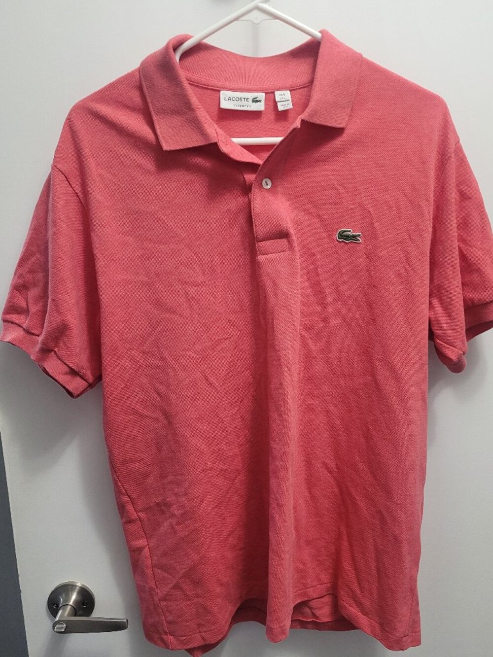 Lacoste Men's Polo Shirt Short Sleeve Red L 5